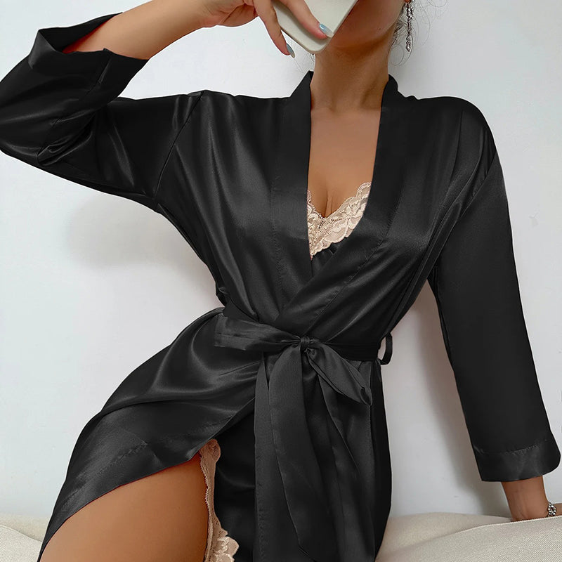 Everleigh | Elegant & Comfortable Satin Sleepwear Set