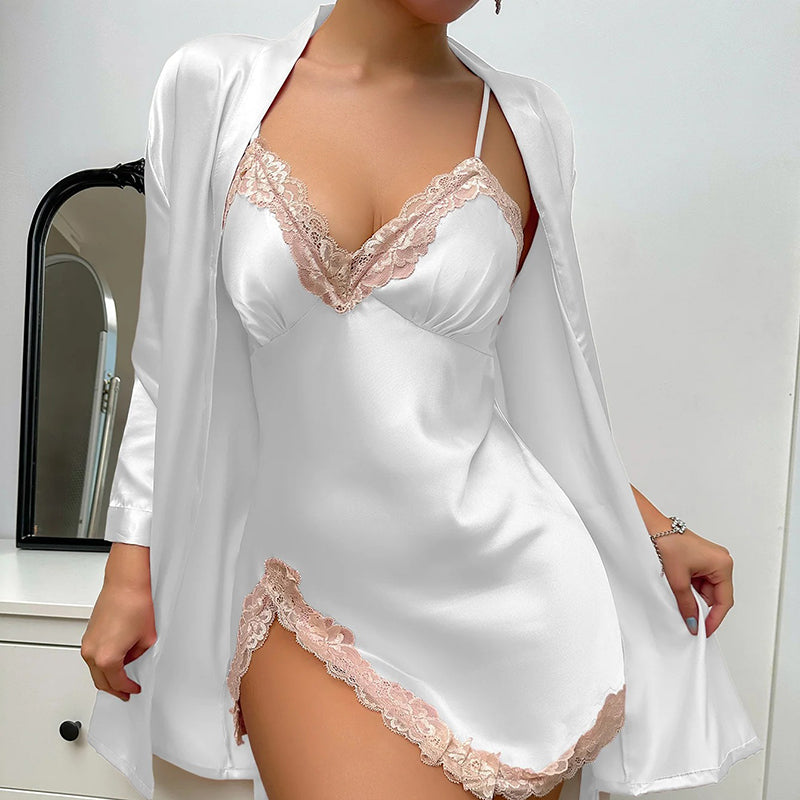 Everleigh | Elegant & Comfortable Satin Sleepwear Set