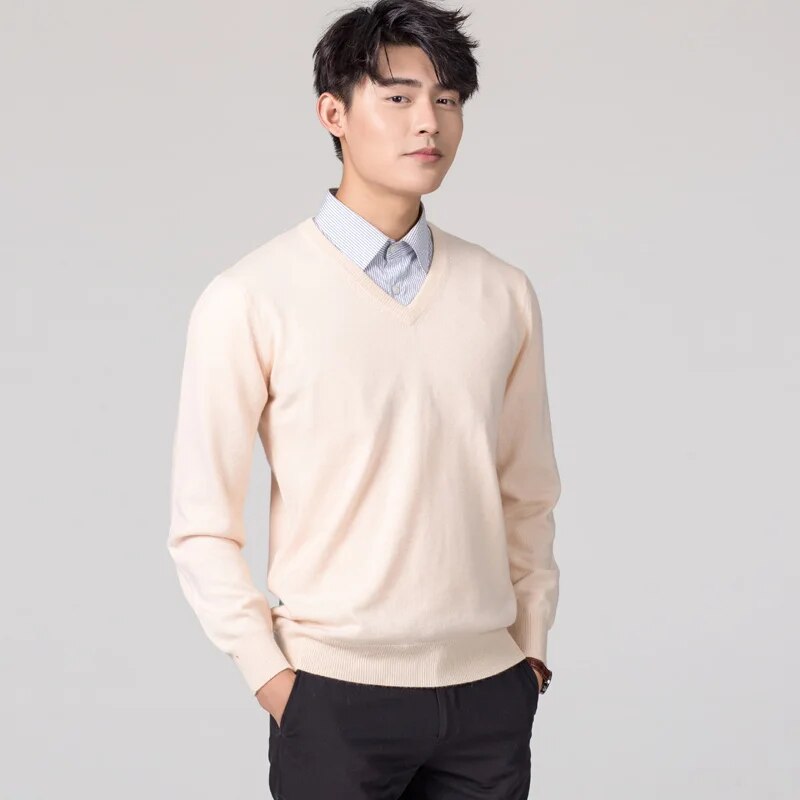 Dawson | Elegant & Warm V-Neck Sweater