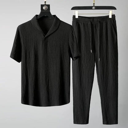 Wayne | Relaxed & Elegant Pleated Outfit Set