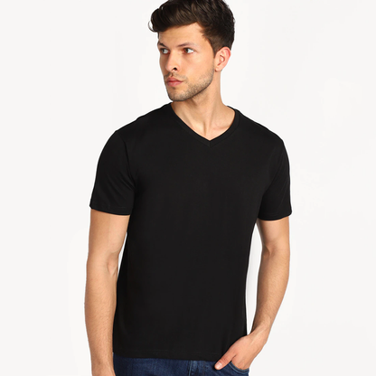 Andy | Sleek & Cool Black Fitness T-Shirt