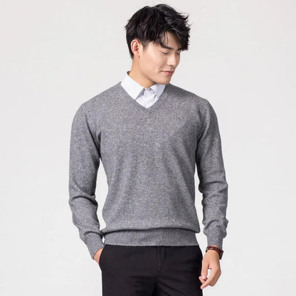 Dawson | Elegant & Warm V-Neck Sweater