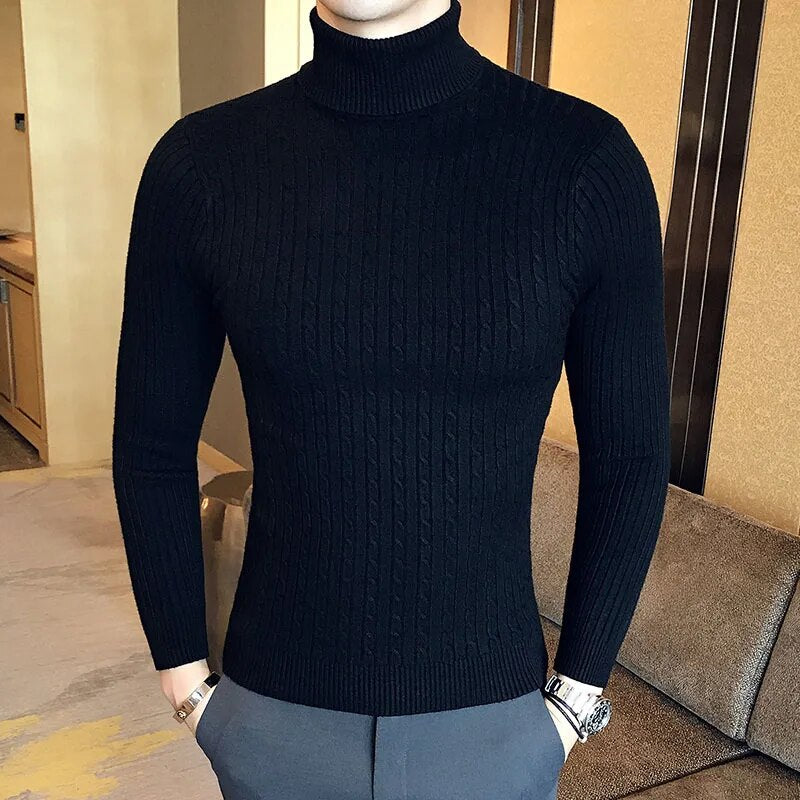 Franco | Stylish & Warm Knitted Turtleneck Sweater