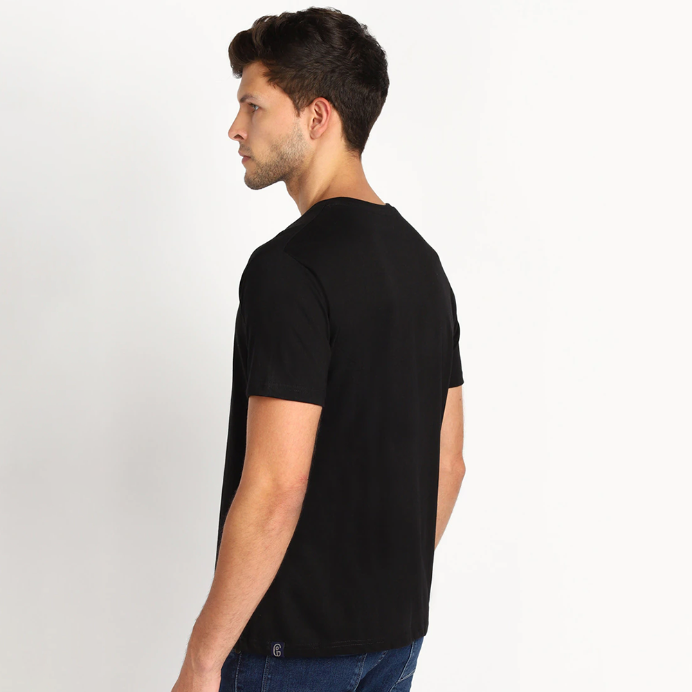 Andy | Sleek & Cool Black Fitness T-Shirt