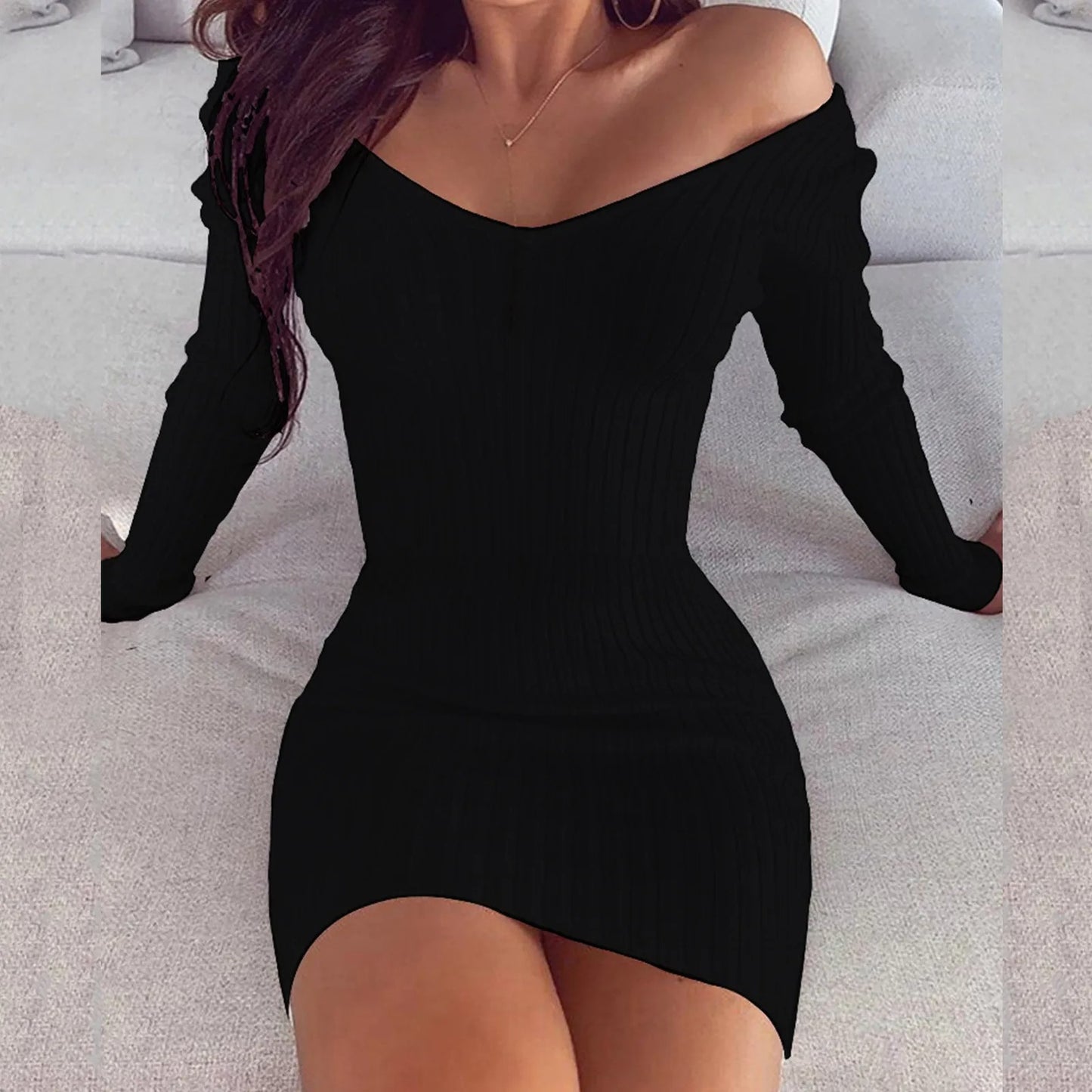 Sasha | Chic & Seductive Off Shoulder Mini Dress