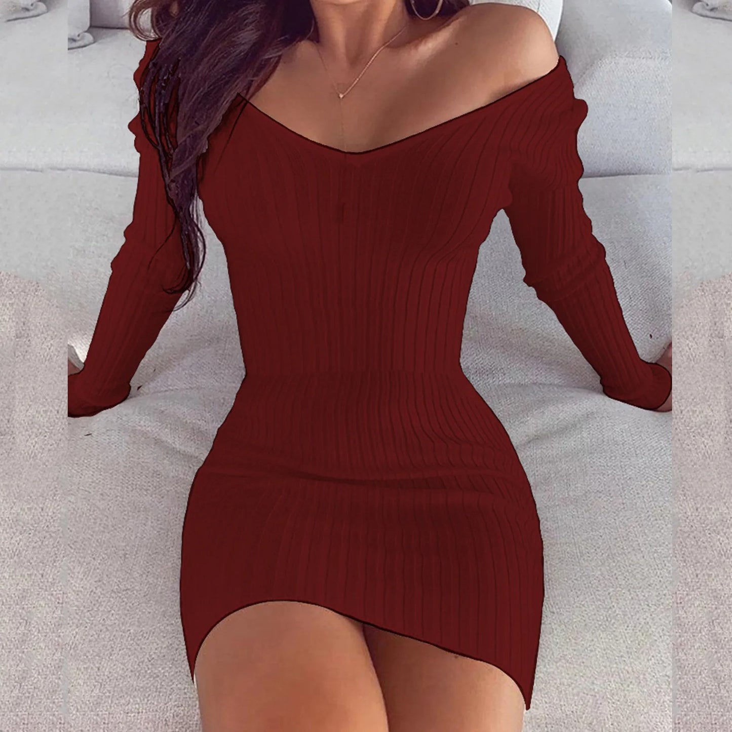 Sasha | Chic & Seductive Off Shoulder Mini Dress