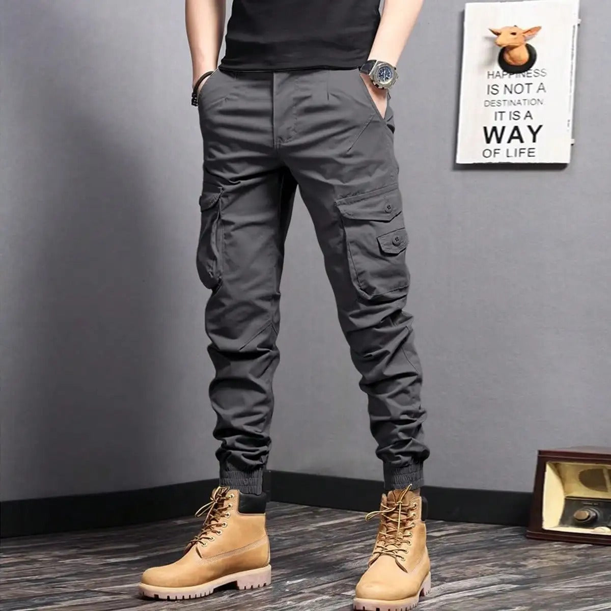 Wallace | Functional & Stylish Tapered Cargo Pants