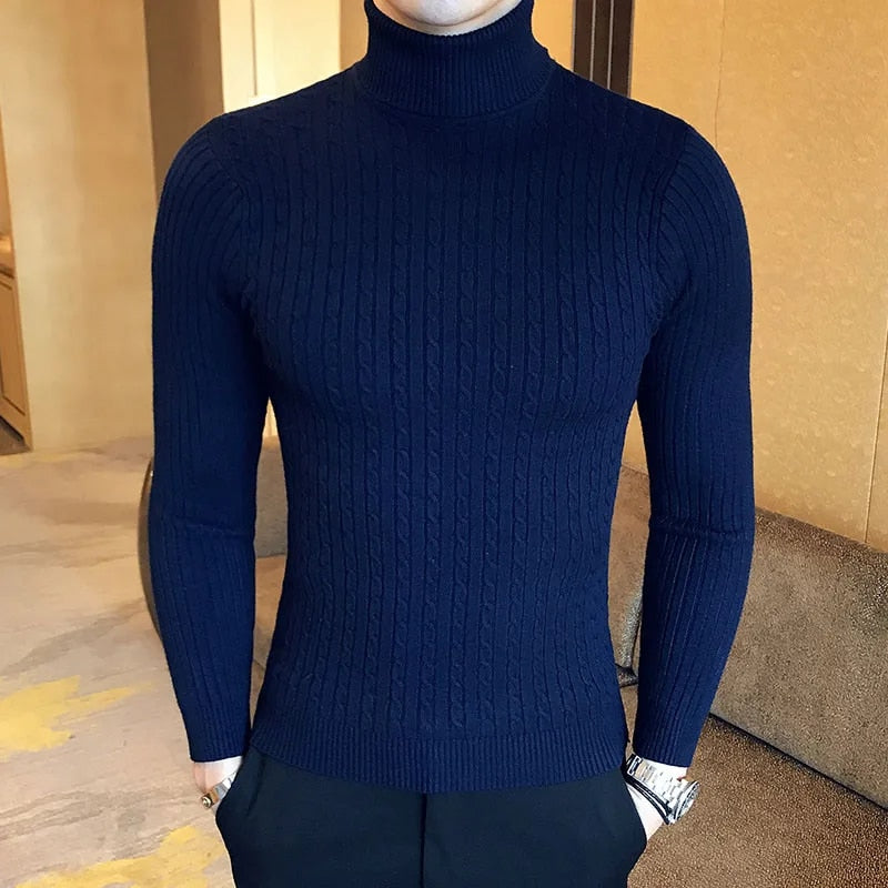 Franco | Stylish & Warm Knitted Turtleneck Sweater