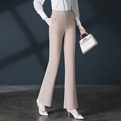 Victoria | Elegant & Sparkling High Waist Loose Pants