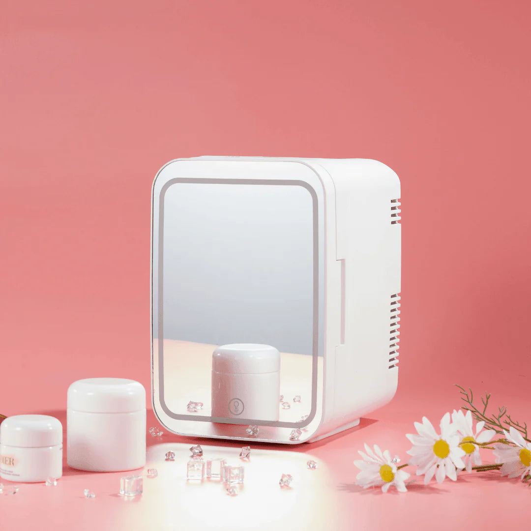 Beauty Chill | Mini Mirror Makeup Fridge