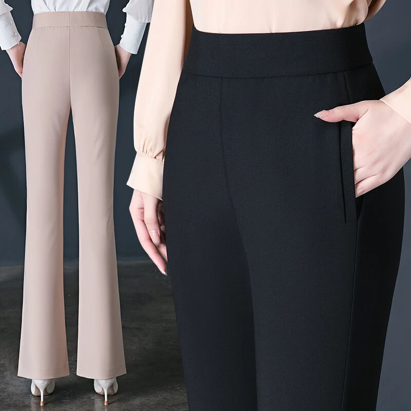 Victoria | Elegant & Sparkling High Waist Loose Pants