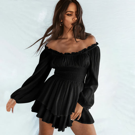 Elena | Elegant & Chic Off-Shoulder Playsuit