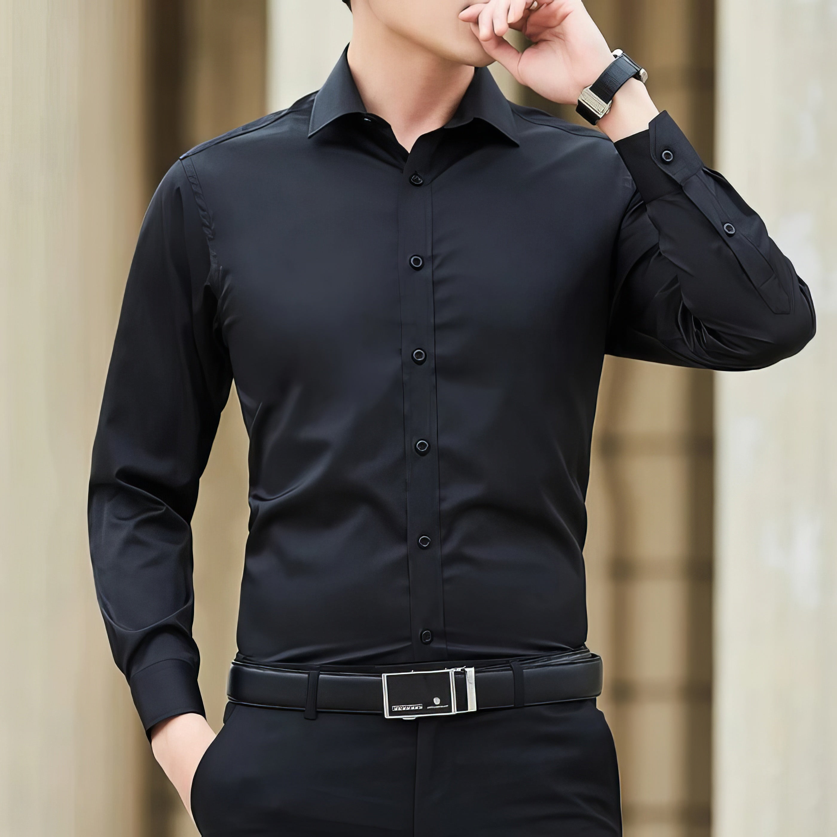 Jensen | Classic & Professional Long Sleeve Shirt