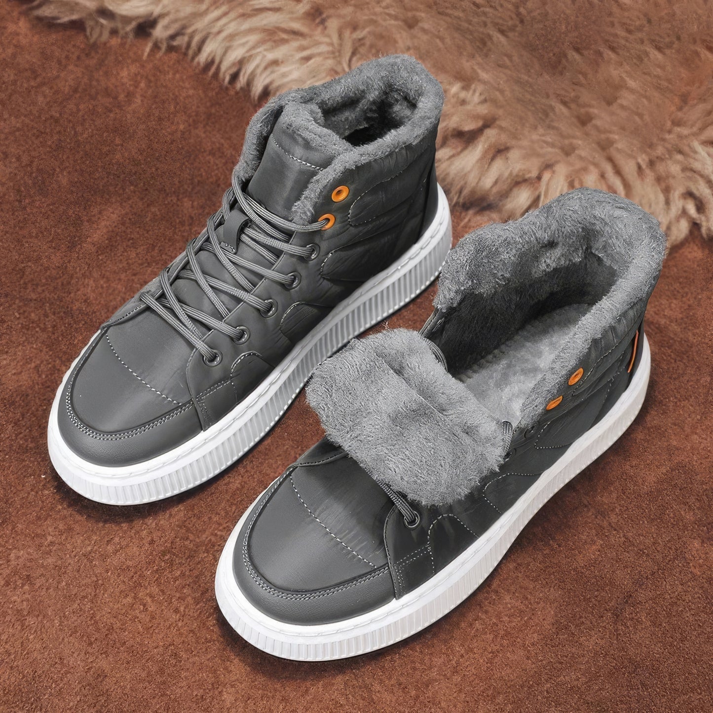 Stephen | Stylish & Warm Plush Ankle Boots