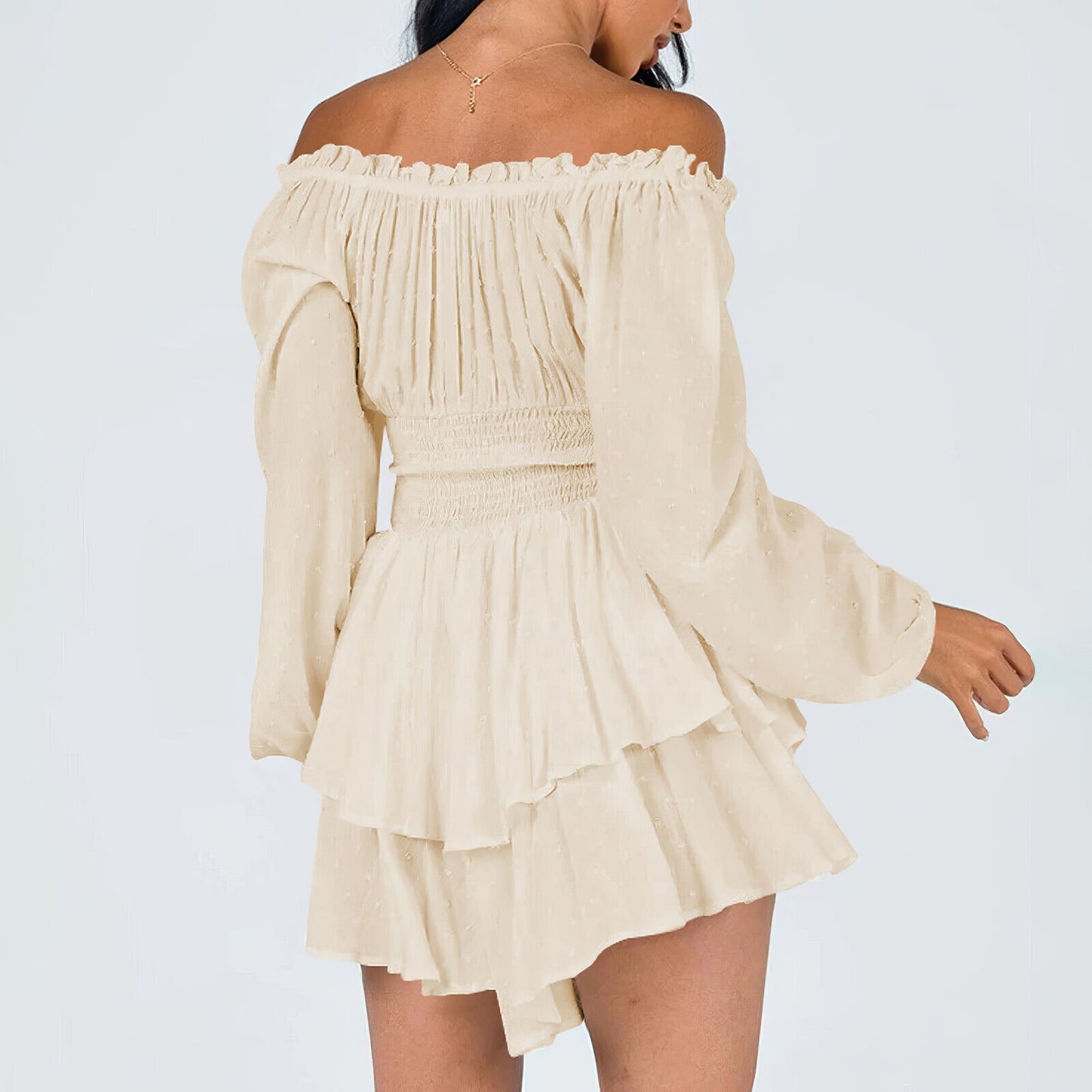 Maxine | Enchanting & Elegant Off-Shoulder Playsuit