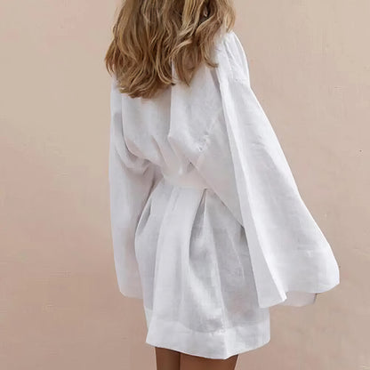 Chiara | Chic & Comfortable Linen Mini Dress