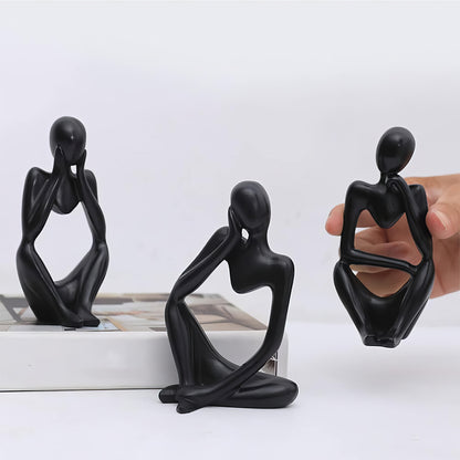 Graceful Guardians | Elegant & Sophisticated Sitting Sculptures