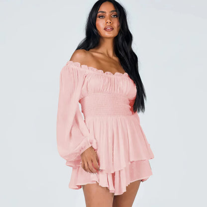 Elena | Elegant & Chic Off-Shoulder Playsuit