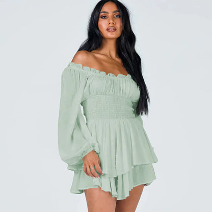 Elena | Elegant & Chic Off-Shoulder Playsuit