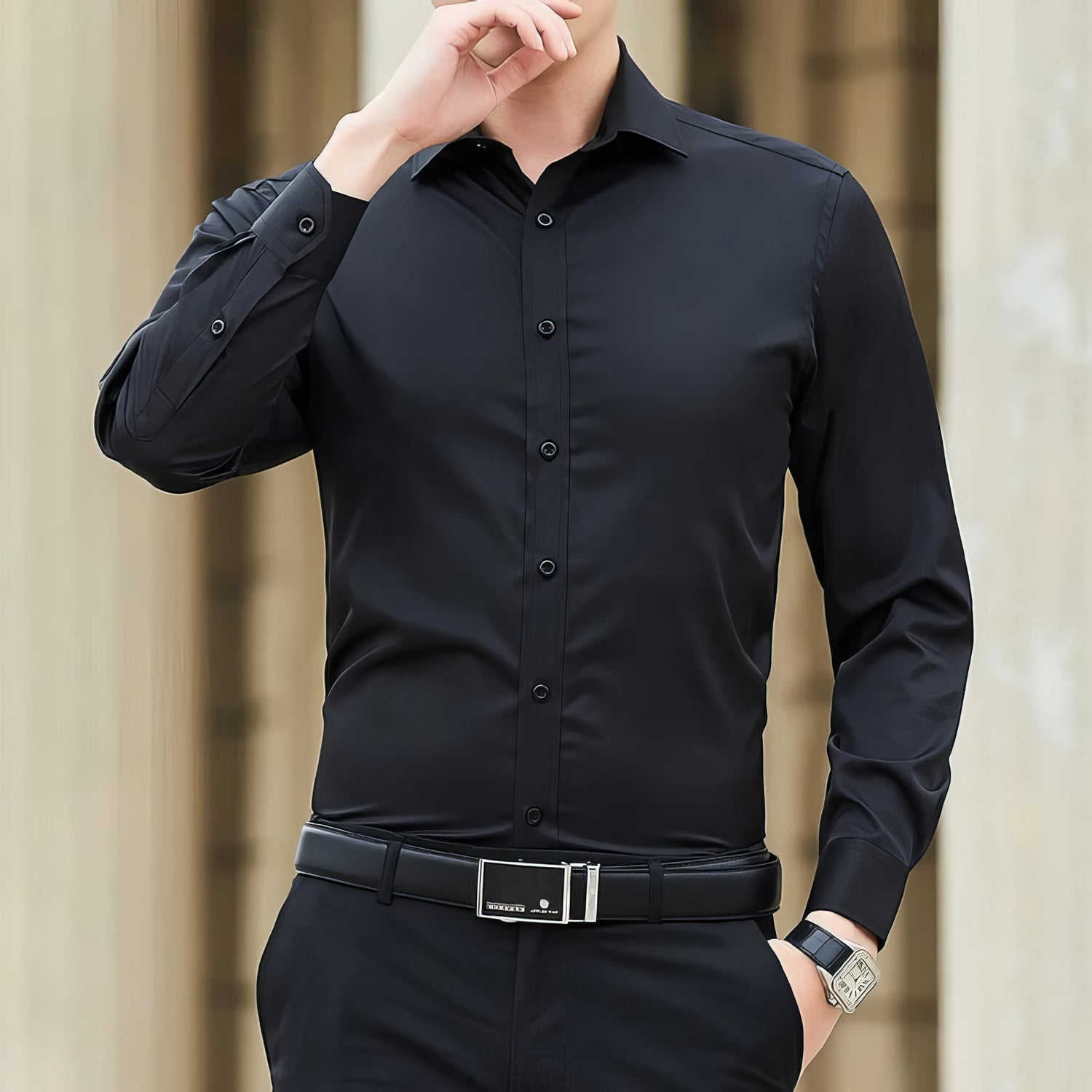 Jensen | Classic & Professional Long Sleeve Shirt