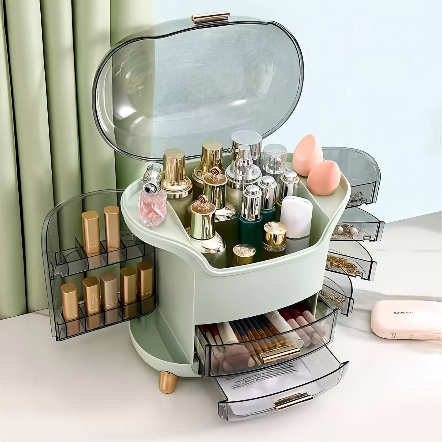 Glamour Galore | Large Capacity Makeup Organizer