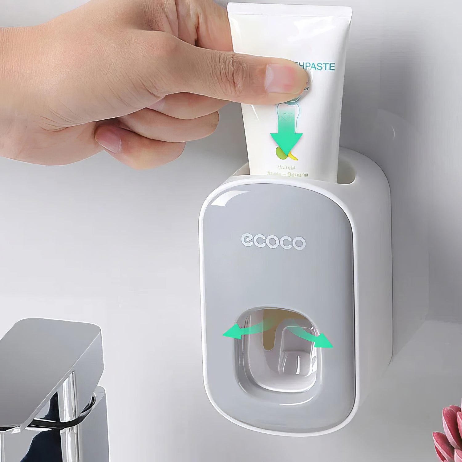 EasySqueeze | Hygienic & Hands-Free Toothpaste Dispenser Set