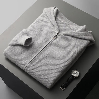 Lucas | Modern & Laid-back Woolen Hoodie