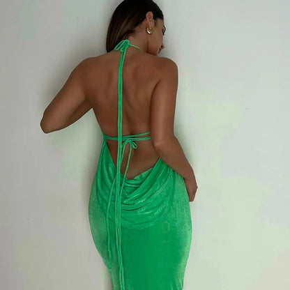 Mia | Alluring and Elegant Backless Maxi Dress