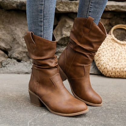 Samantha | Retro-Chic Cowboy Boots