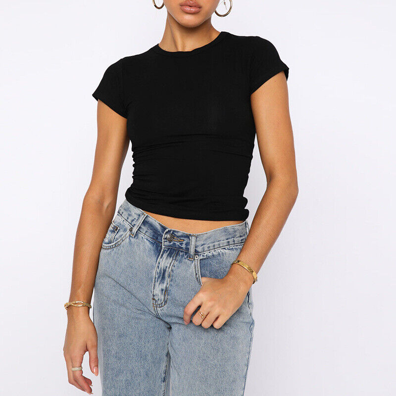 Celine | Simple and Trendy Basic Crop Tee