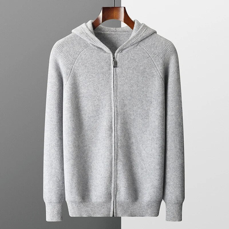 Lucas | Modern & Laid-back Woolen Hoodie