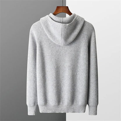 Lucas | Modern & Laid-back Woolen Hoodie