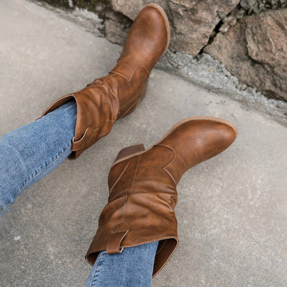 Samantha | Retro-Chic Cowboy Boots