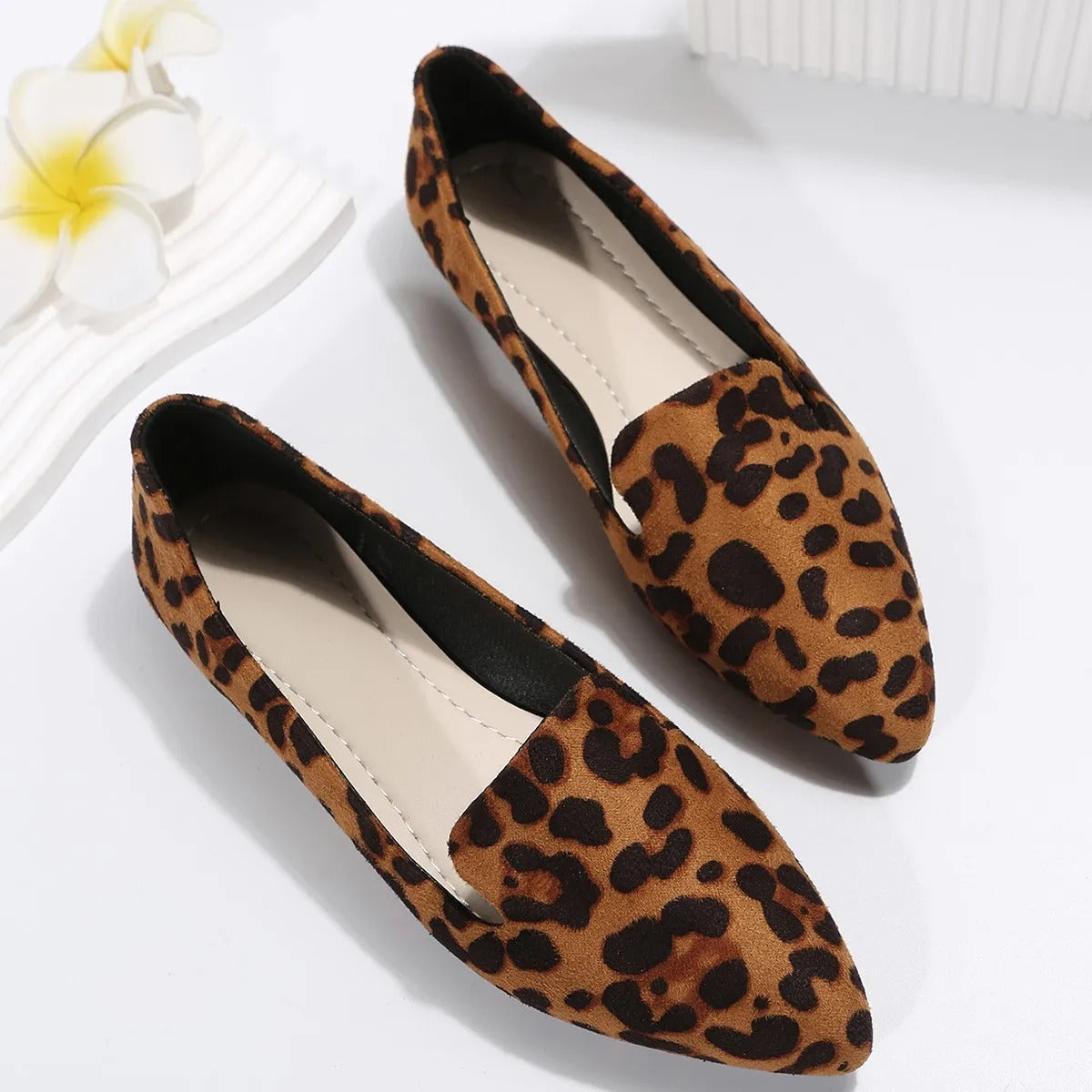 Annalise | Bold & Chic Leopard Flat Shoes