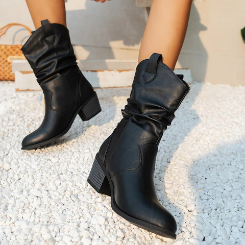 Samantha | Retro-Chic Cowboy Boots