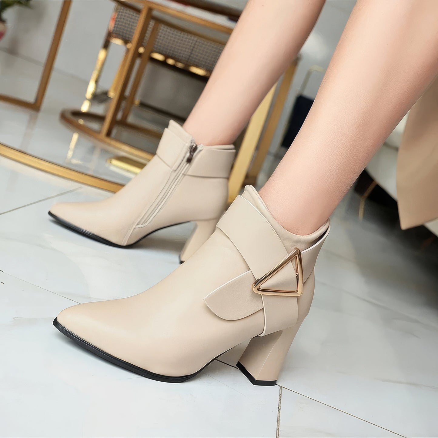 Catalina | Sleek & Elegant High Heel Ankle Boots