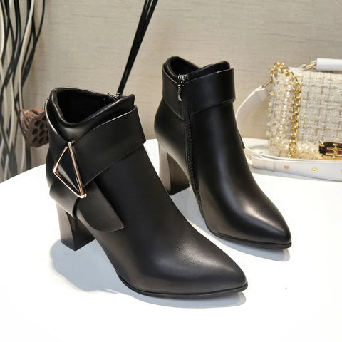 Catalina | Sleek & Elegant High Heel Ankle Boots