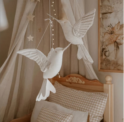 Whimsical Wings | Cozy Hummingbird Hanging Plush