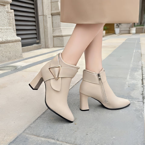 Catalina | Sleek & Elegant High Heel Ankle Boots