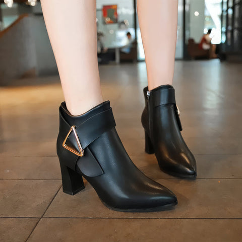 Catalina | Sleek & Elegant High Heel Ankle Boots