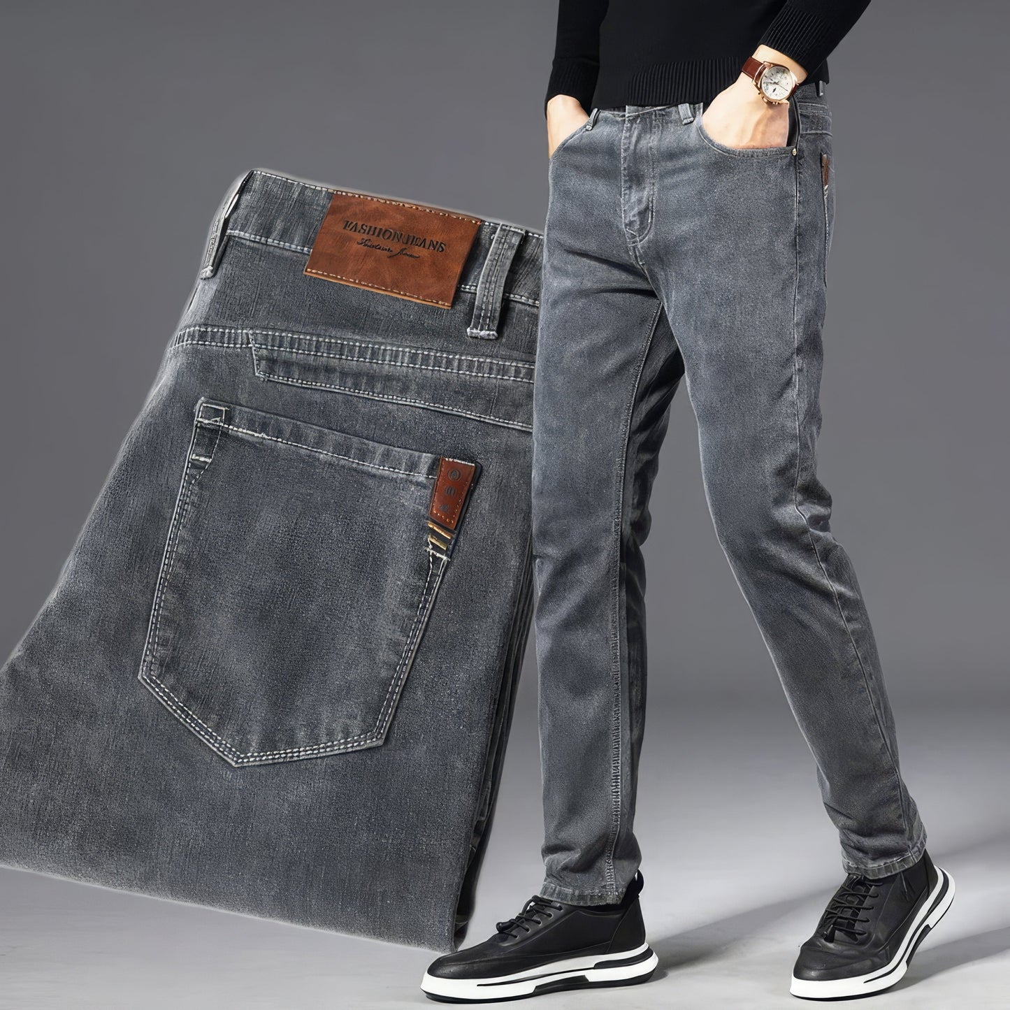 Charles | Comfortable & Stretchable Denim Jeans for Men